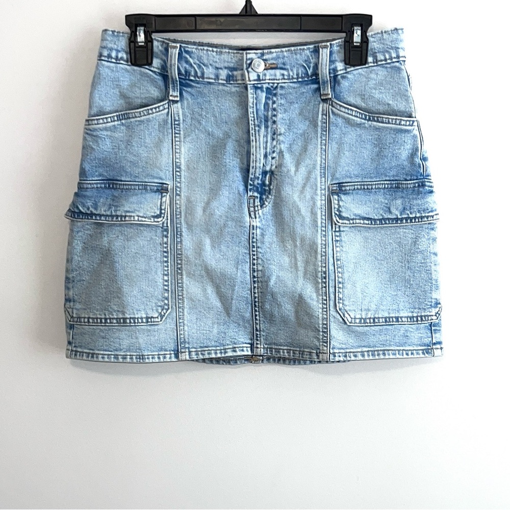 Gap Denim Cargo Skirt 15"